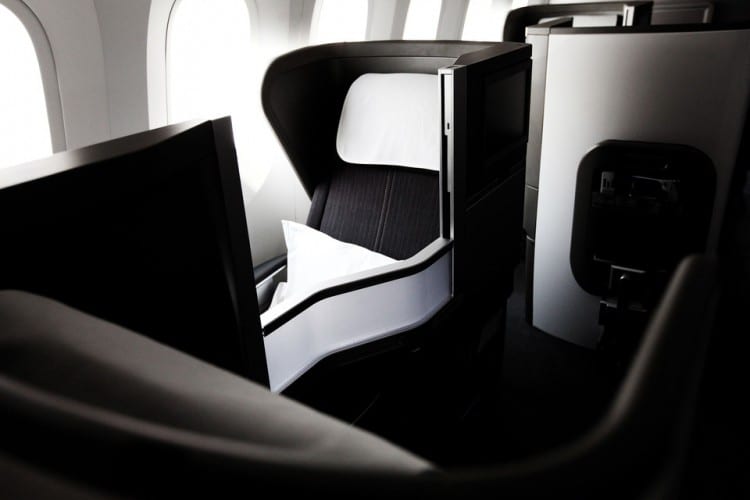 British Airways Club World Business Class 787