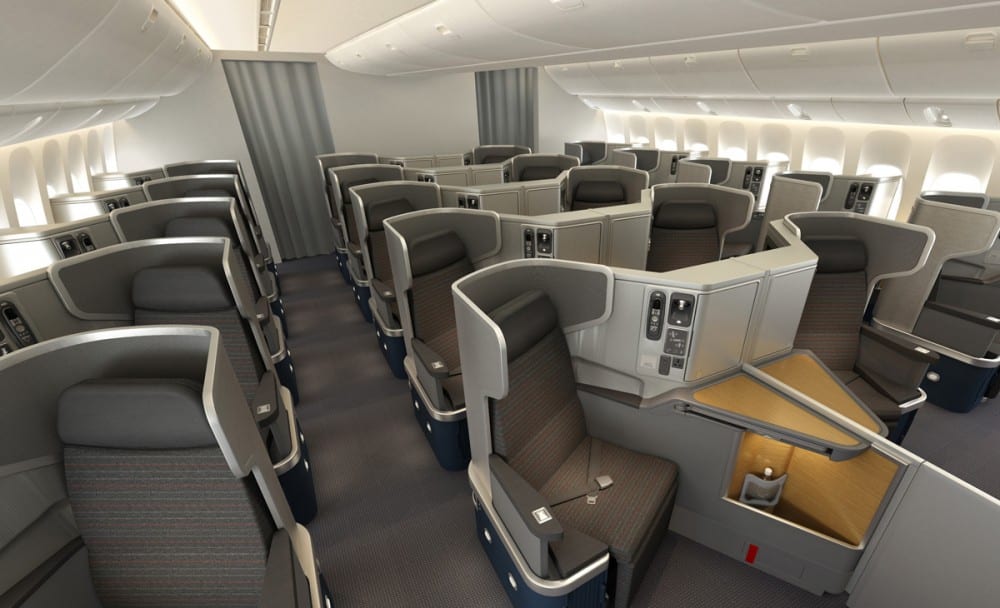 777-300ER Business Class Seating American Airlines