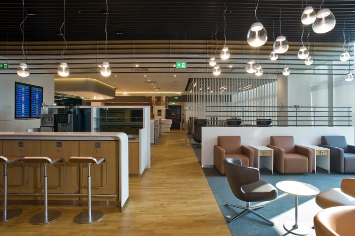 Lufthansa Lounge Milan