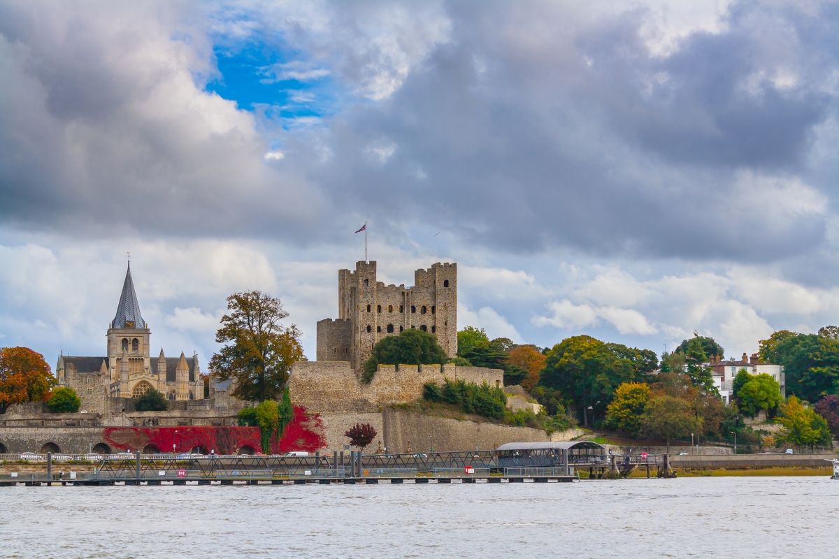 Rochester Castle and cathedral