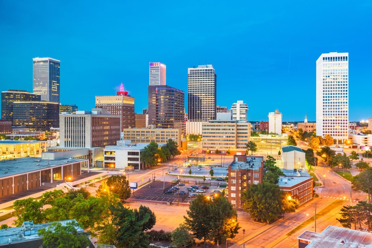Business Class Flights to Tulsa