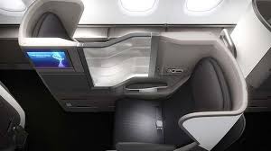 British Airways business class seat on A380