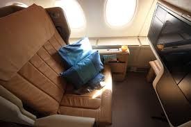 Singapore Airlines business class seat