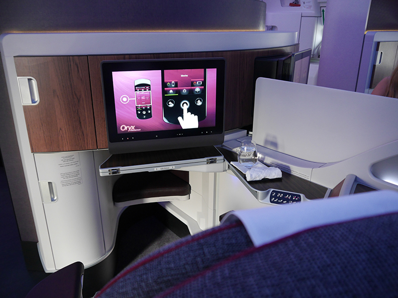 Qatar Airways Business Class Seat A350 XWB