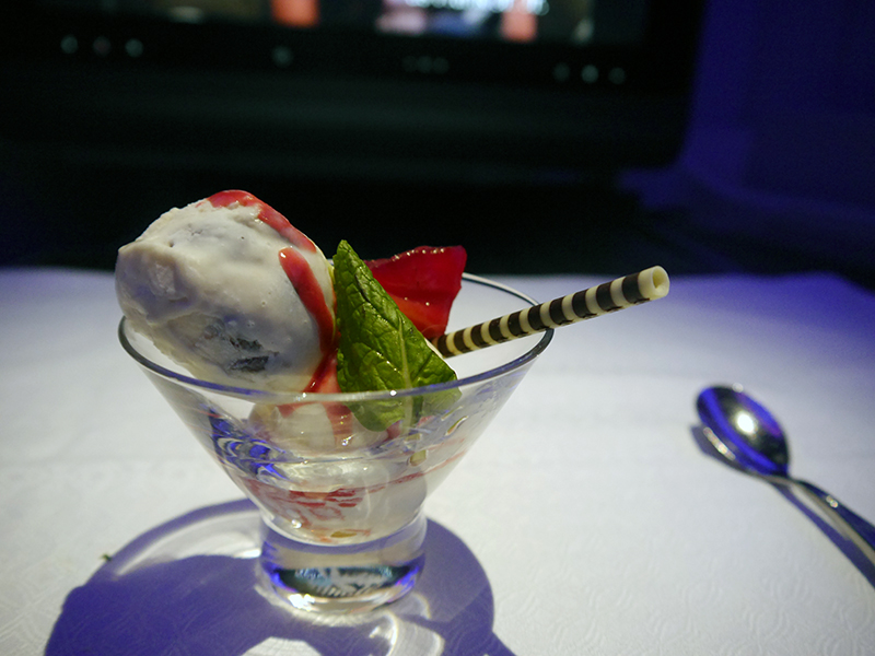 Qatar Airways Gourmet Ice Cream