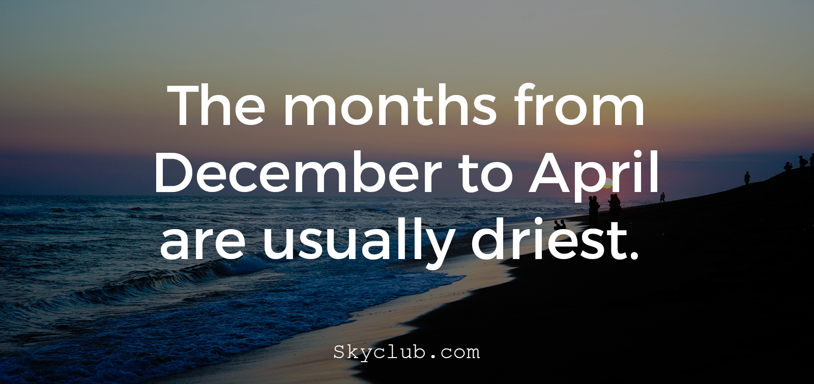 the months from