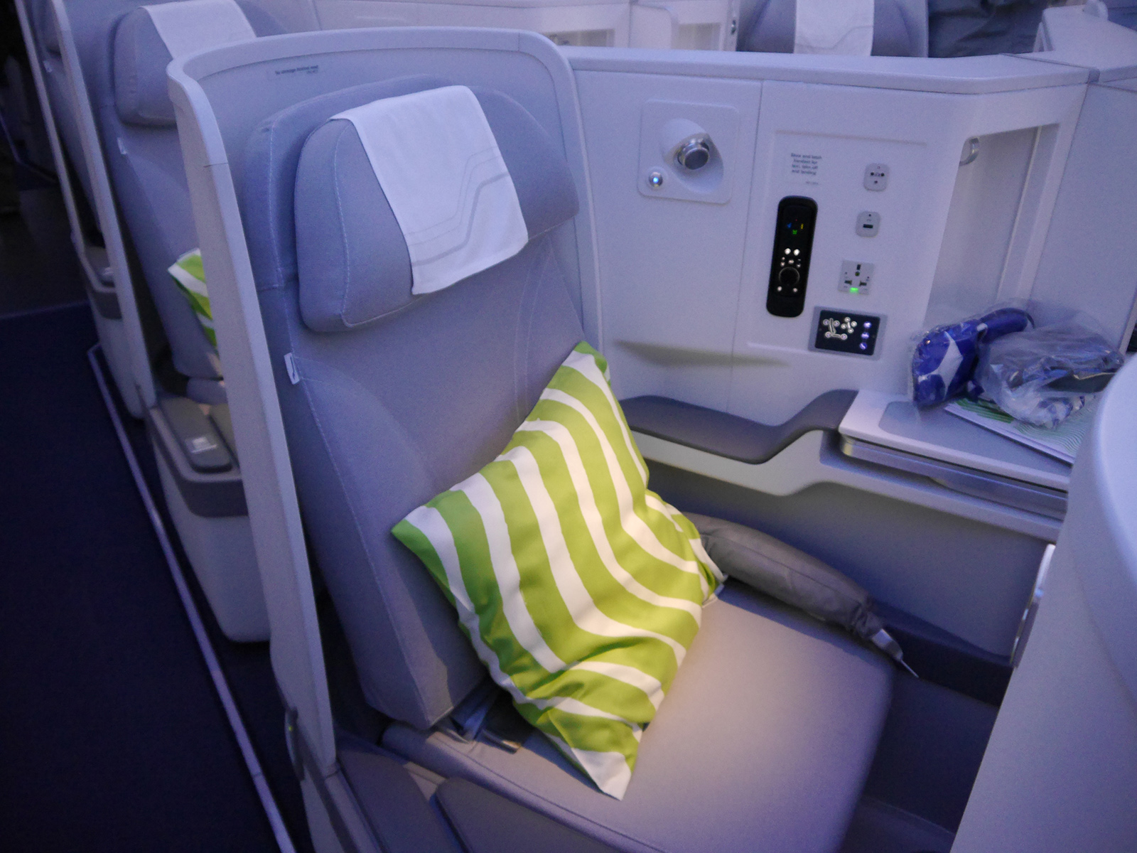 Finnair Business Class Seat