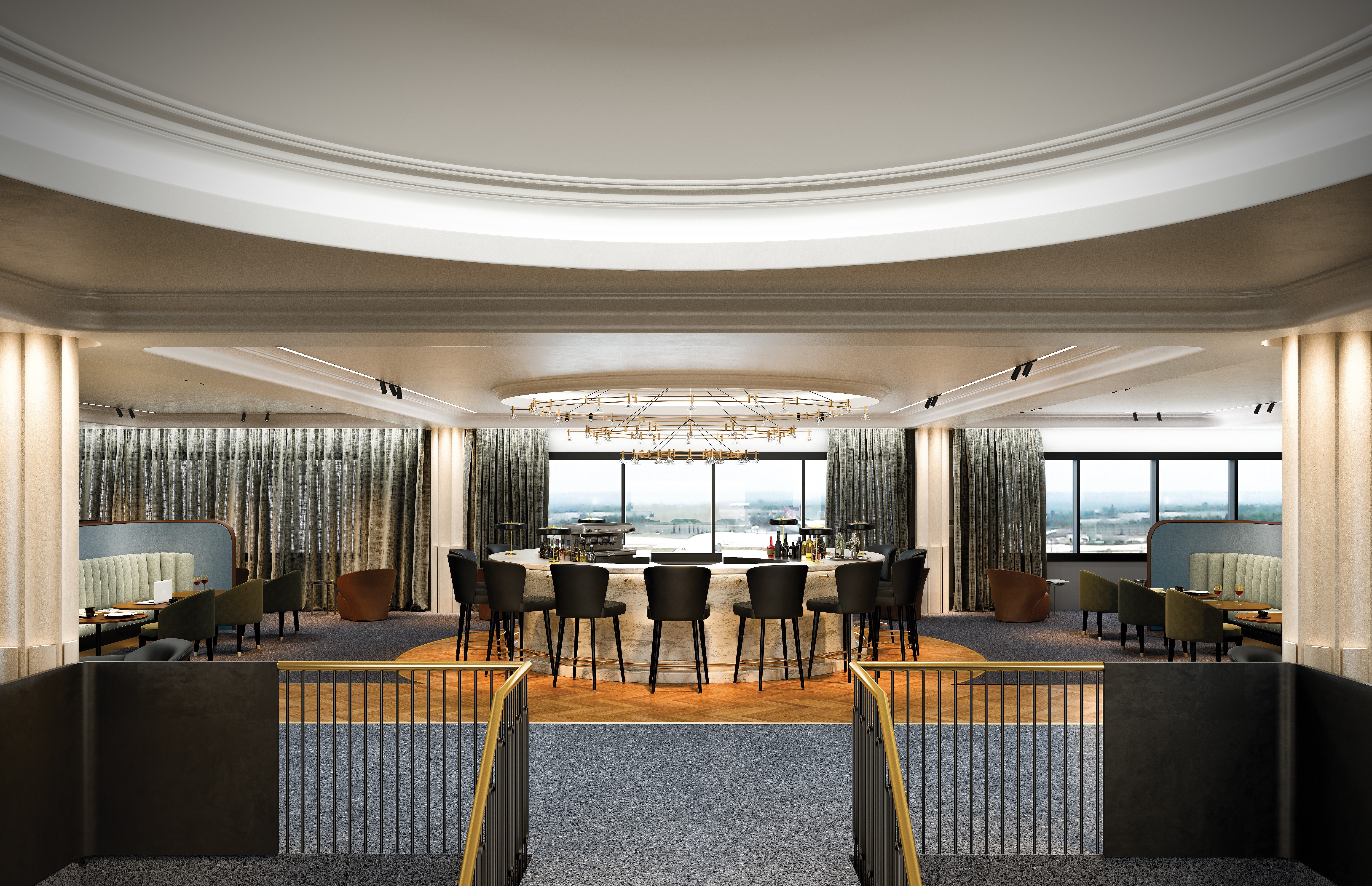 Introducing Qantas’ new premium lounge at London Heathrow. Opening early 2017 Image 1