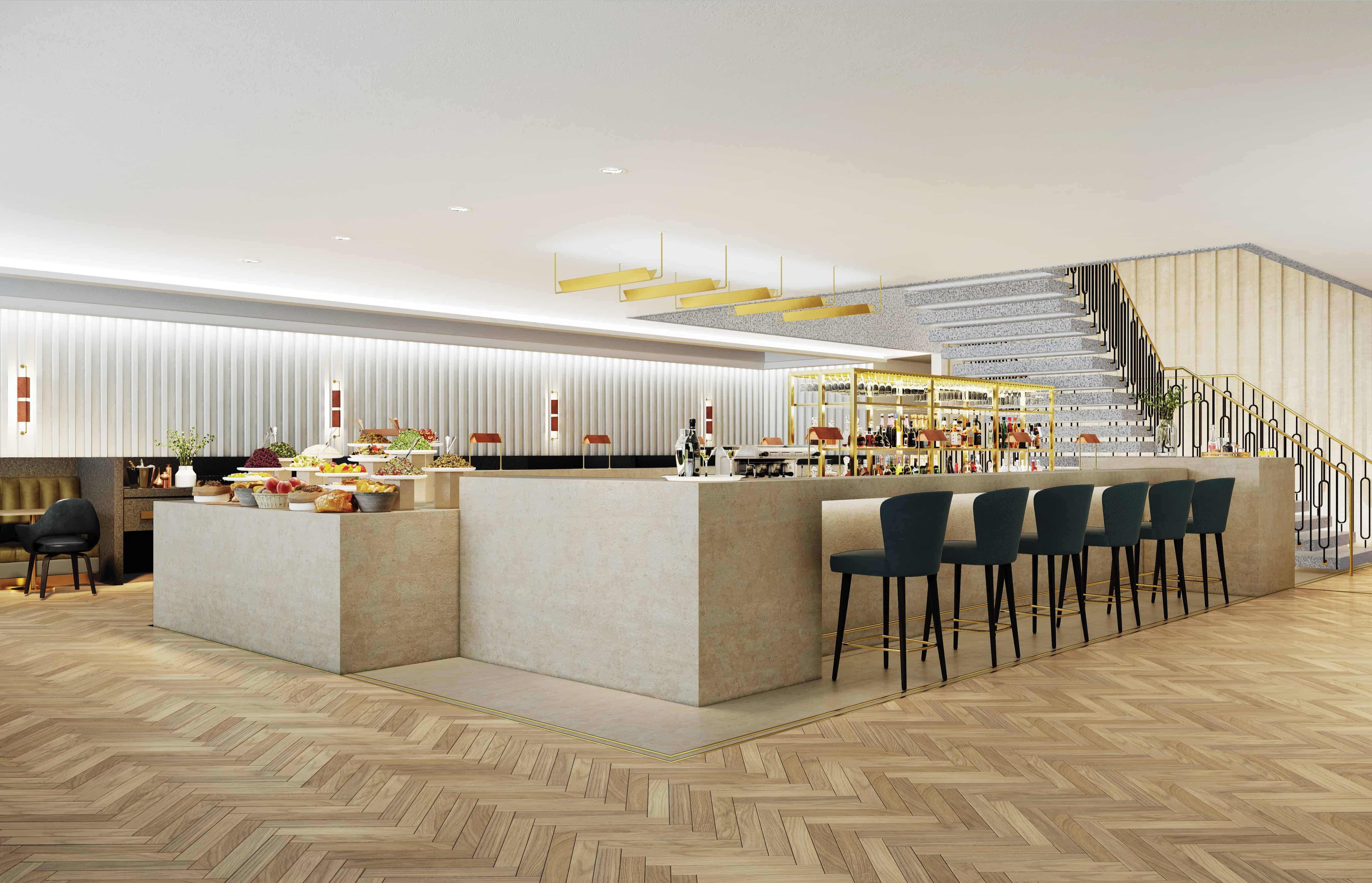 Introducing Qantas’ new premium lounge at London Heathrow. Opening early 2017 image 2