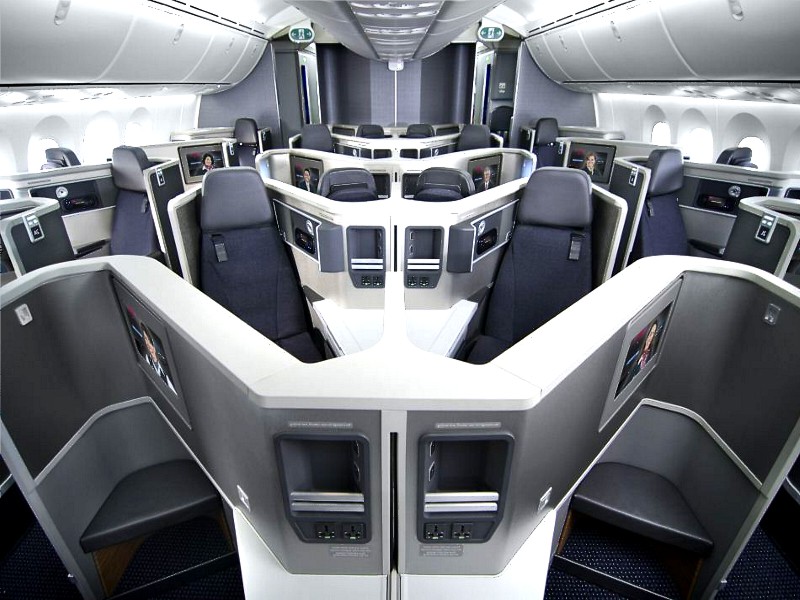 American Airlines Aircraft Types That Offer Business Class
