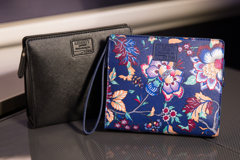 British Airways Liberty First Class Amenity Kits