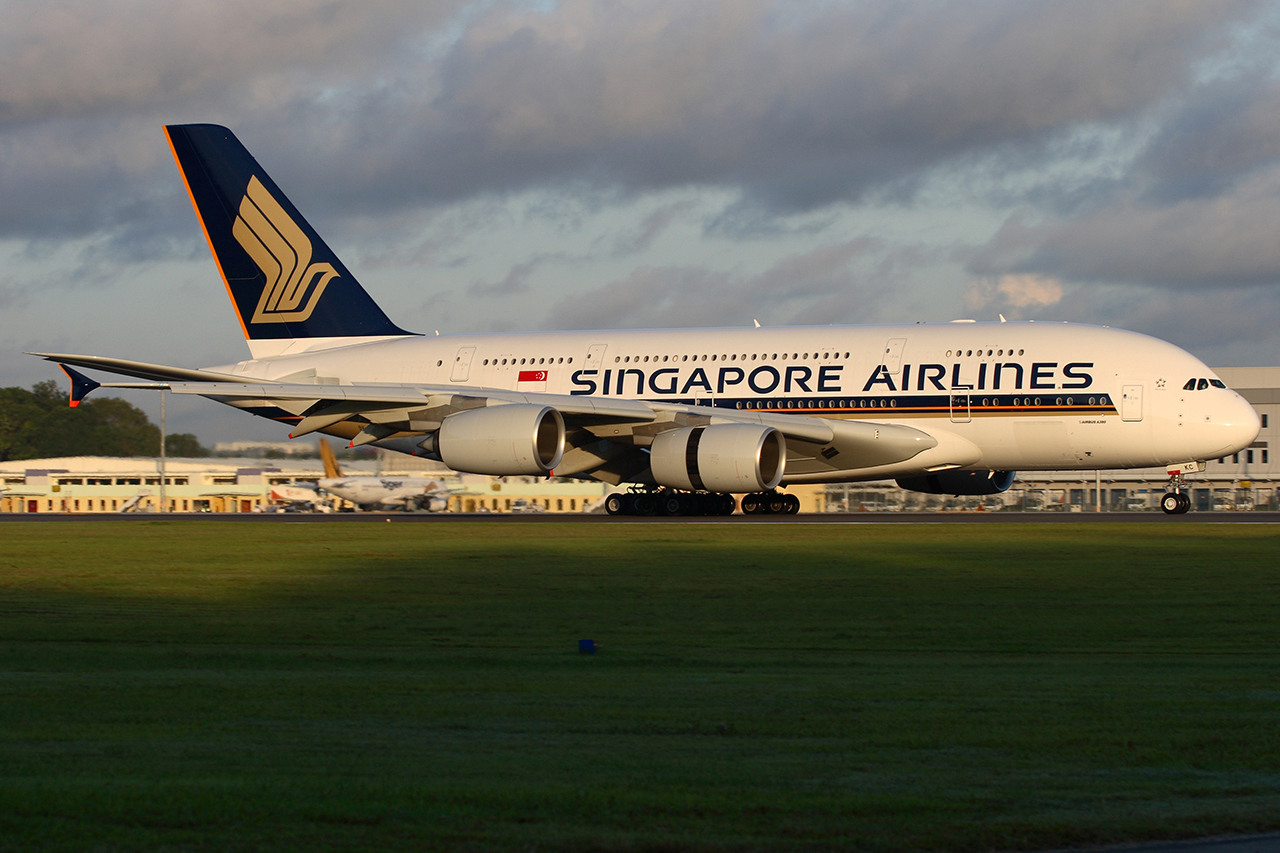 Singapore Airlines A380 Plane