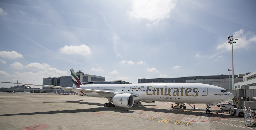 Emirates 777 Brussels Airport