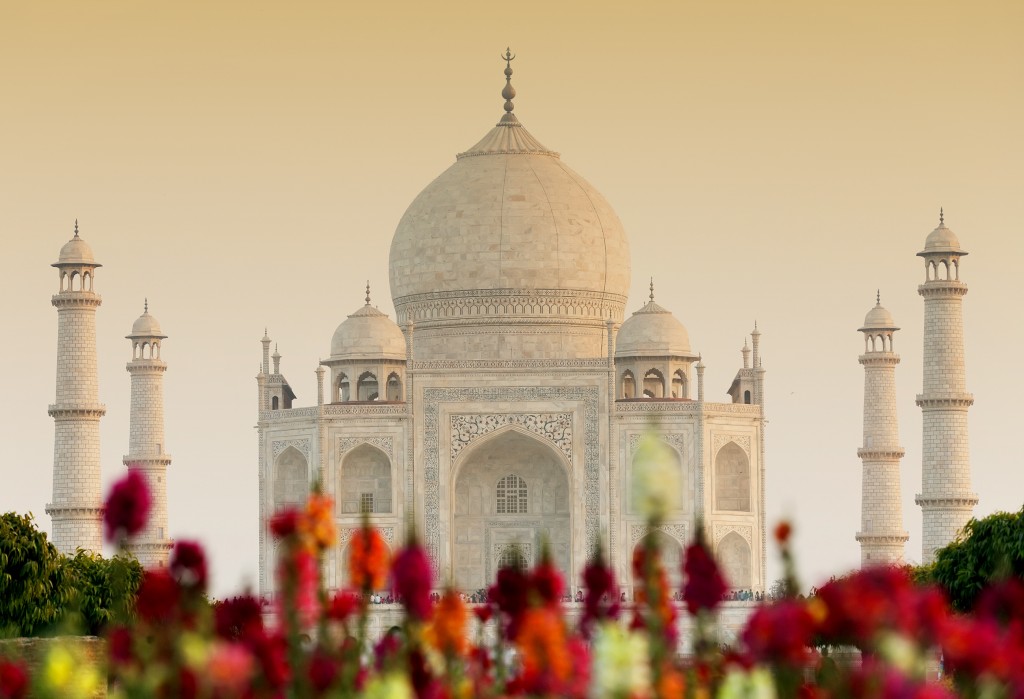 Taj Mahal in sunset light, Agra, Uttar Pradesh, India