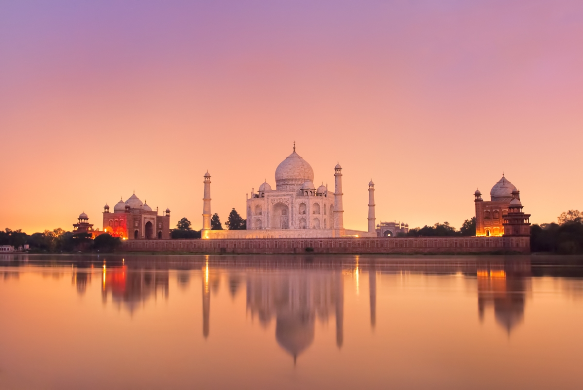 Business Class Flights To India, View Of a Temple 