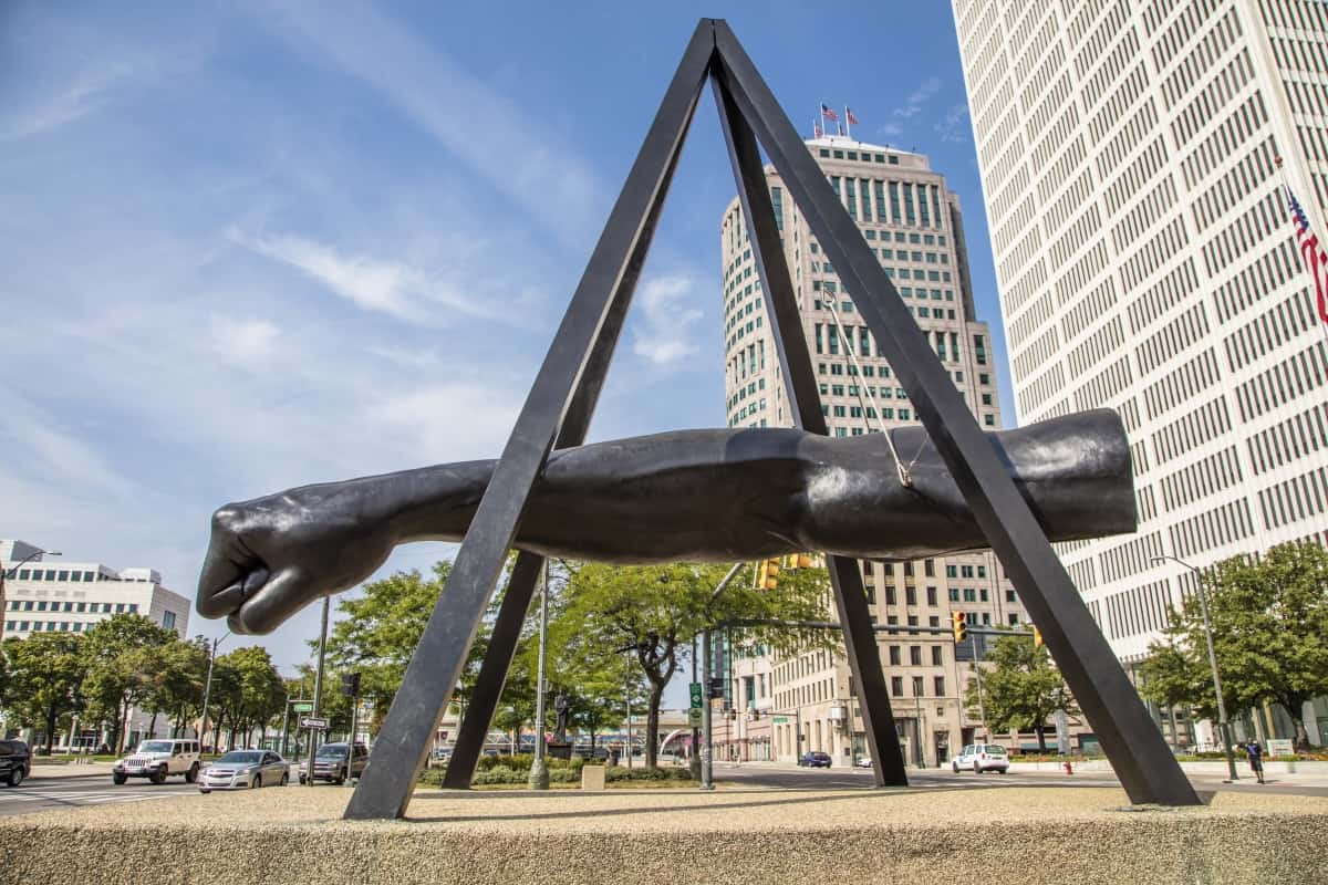 Joe Louis Fist Detroit