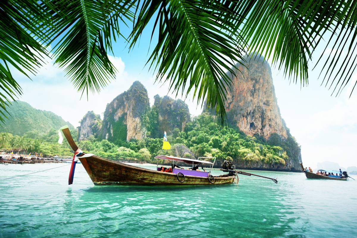 Railay beach in Krabi, Thailand