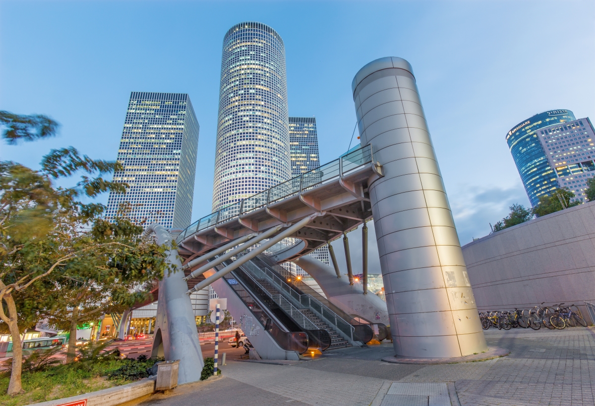The skyscrapers of Azrieli Center