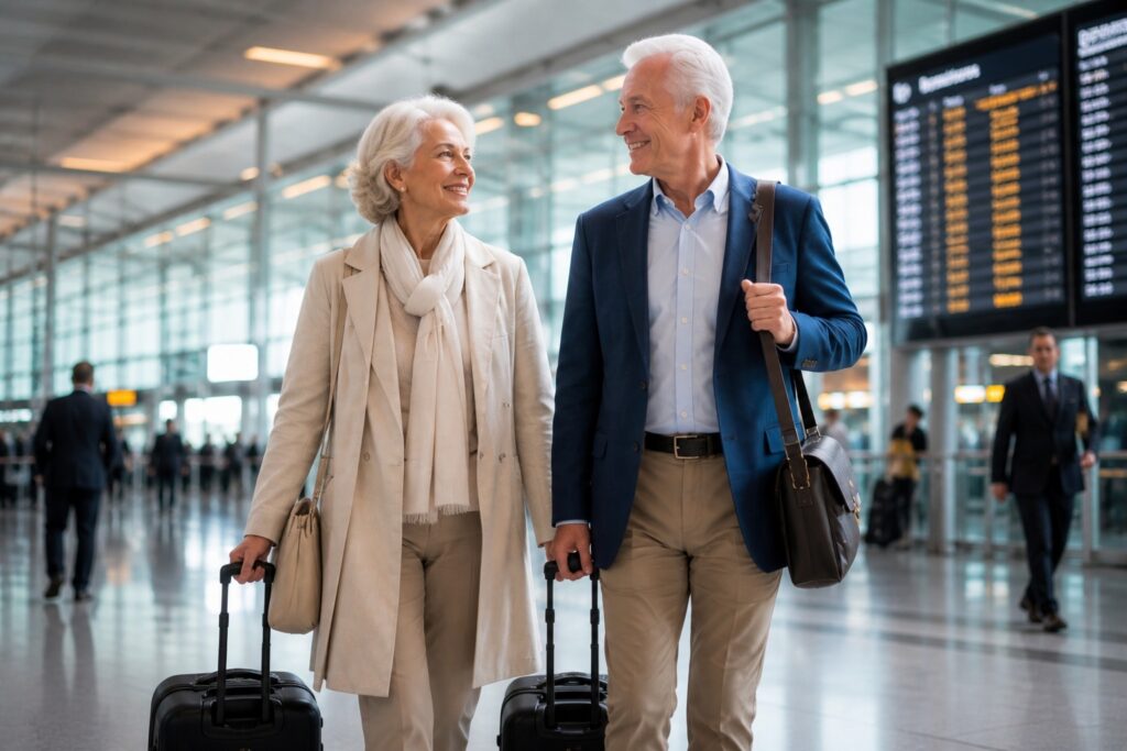 Senior business class discounts are available